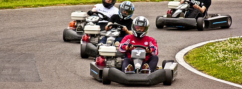 Gokart på dagali – illustration
