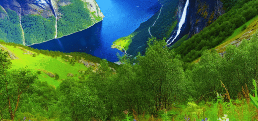 Hardangerfjorden : hvorfor du bør opplev fjordene på vestlandet i sommer – illustration