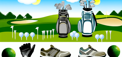 Hva trenger du av utstyr for å begynne med golf? – illustration