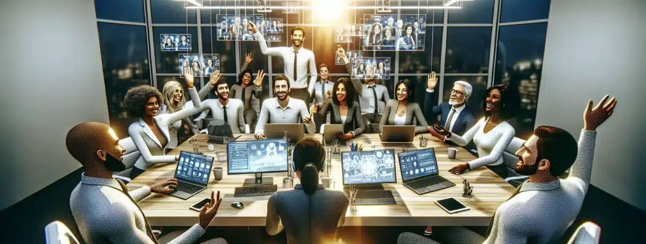Digitale kickoff: de beste verktøyene for virtuelle arrangementer i 2024 – illustration