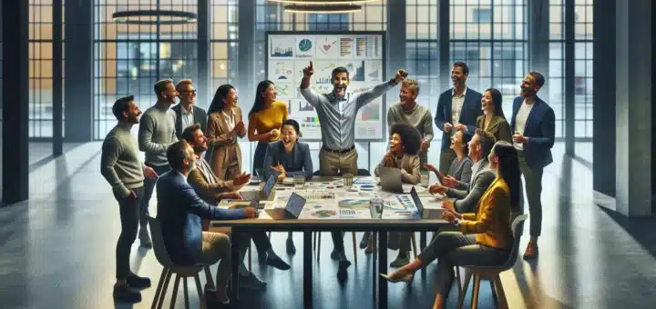 Hvordan bruke kickoff til å lansere nye mål og strategier: guide, tips og 30-60-90-plan – illustration