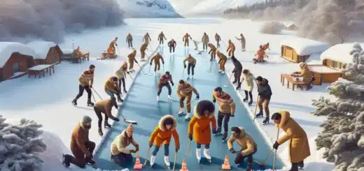 De beste aktivitetene for teambuilding i vinter: fra skøyter til snøskulpturer – illustrasjon