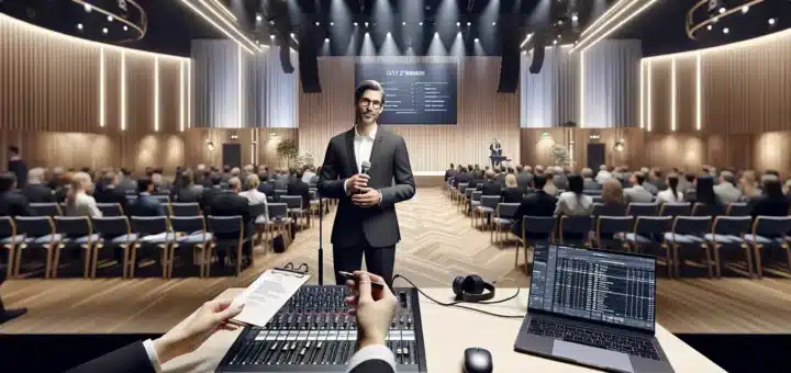 De beste tipsene for å velge riktig konferansier til ditt arrangement – illustration
